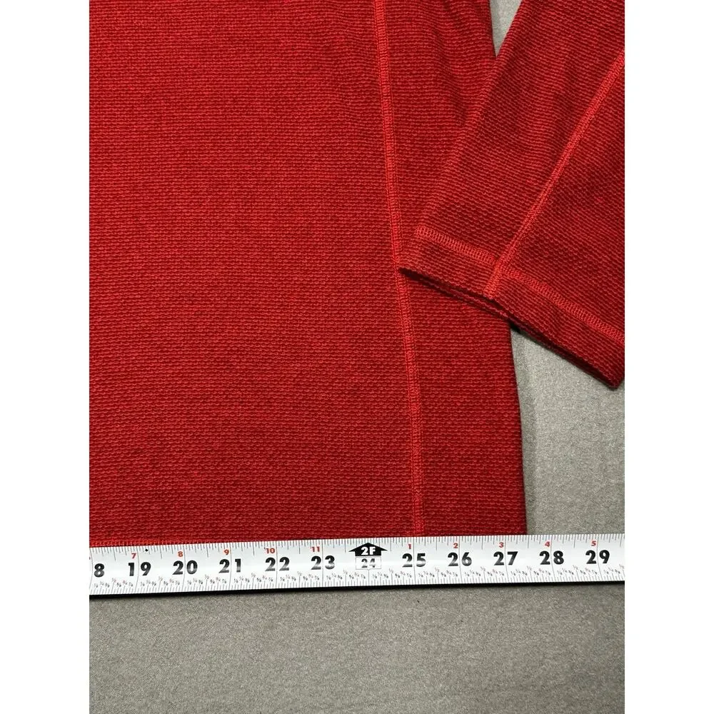 The North Face Men’s XXL Red Quarter Zip Fleece Pullover Jacket Sweater